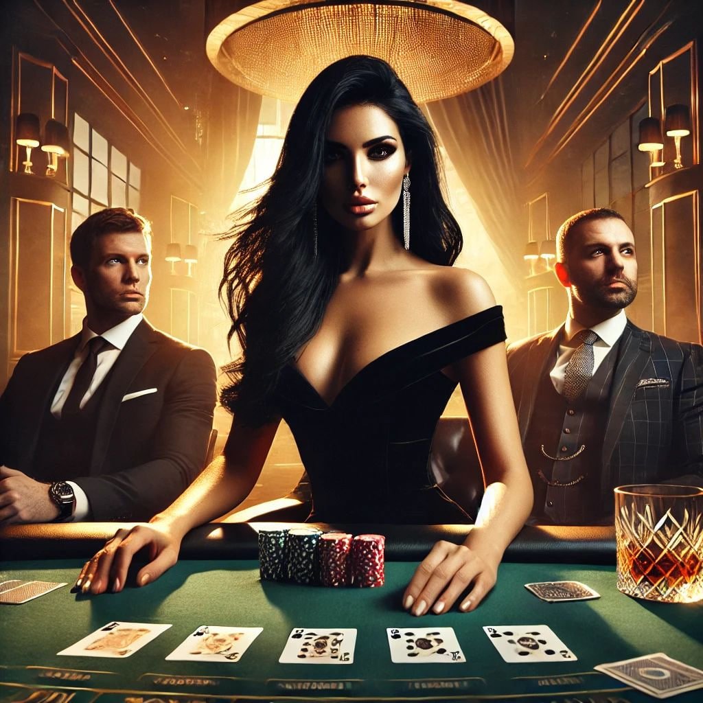 fong shen Texas Hold'em Poker ဂိမ်း ကစားနေသောပုံ